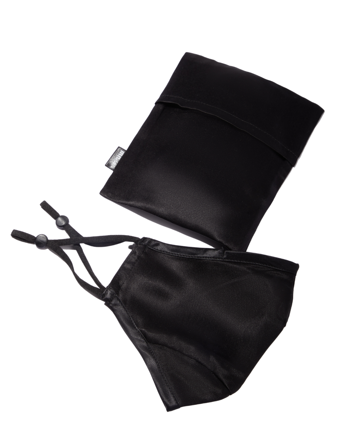 'black' silk facemask