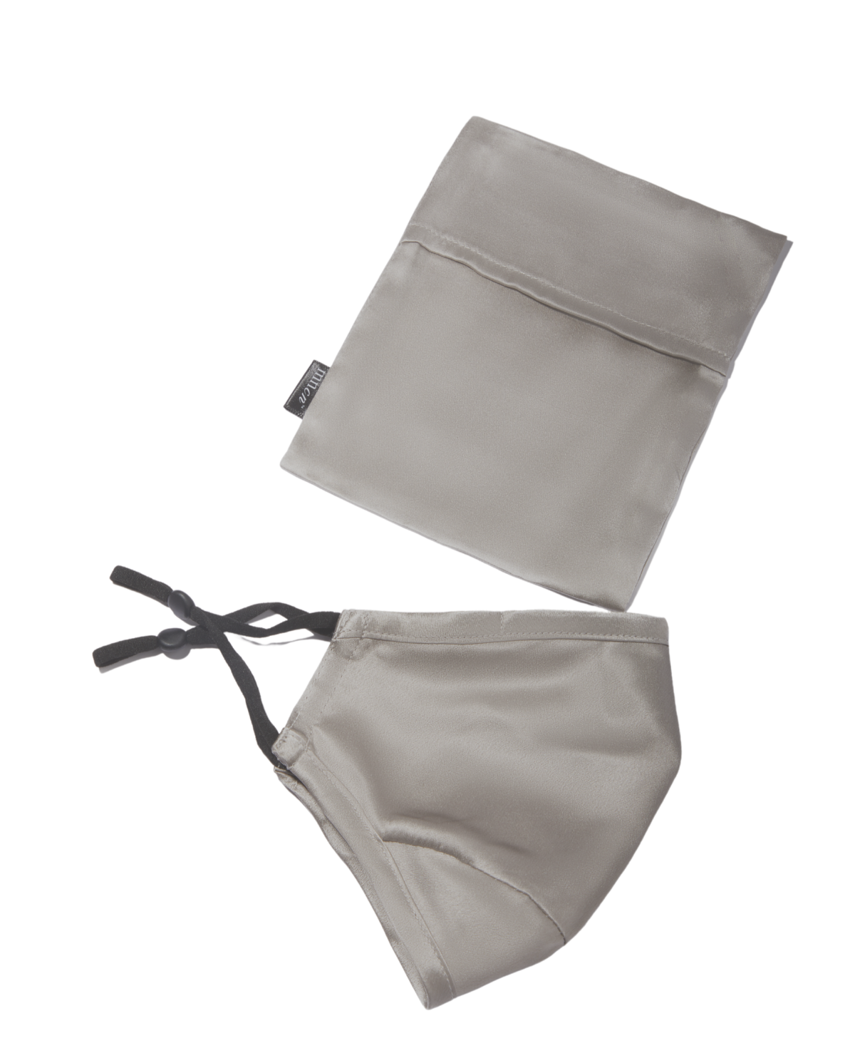 'silver' silk facemask