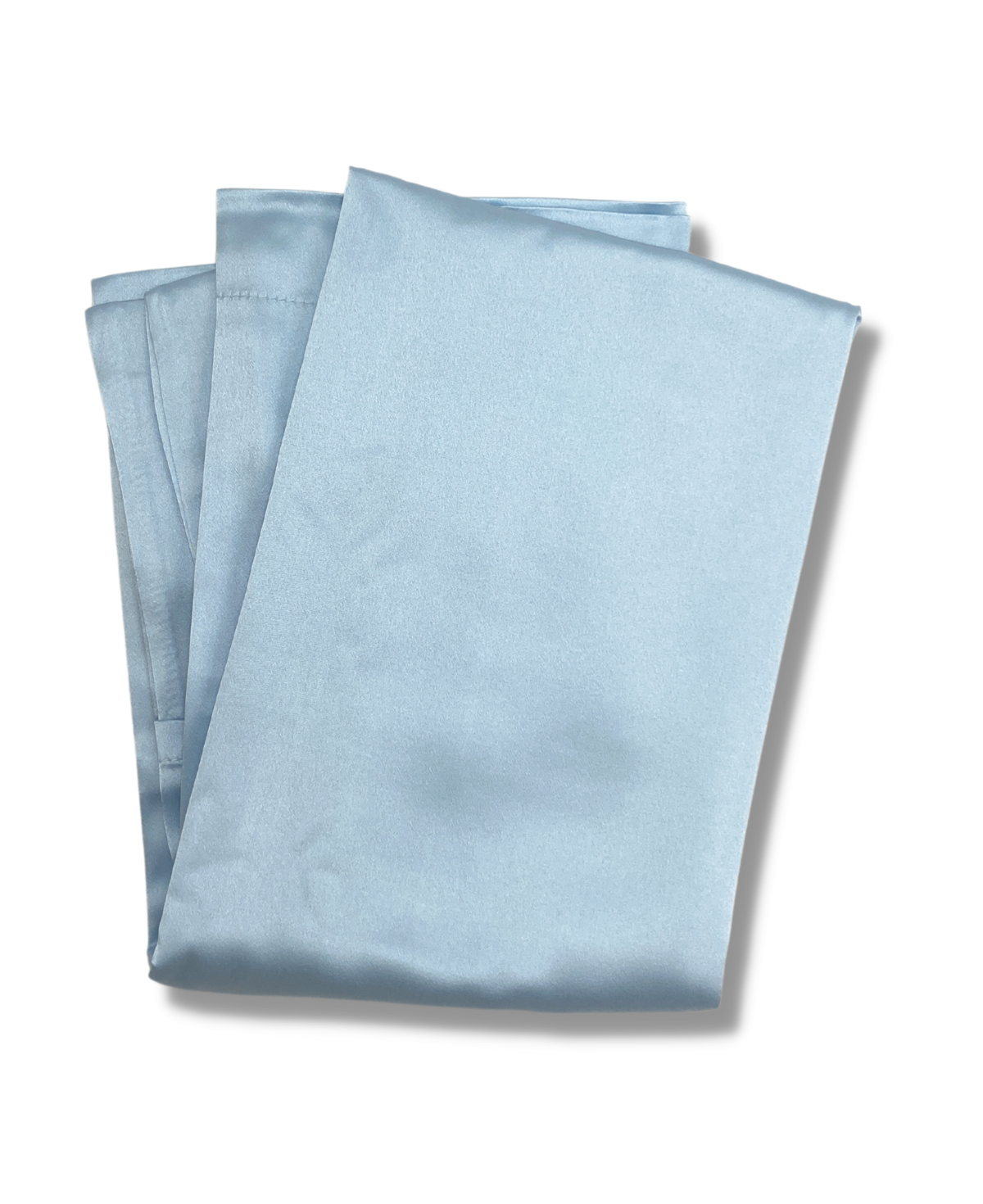 Blue sales silk pillowcase